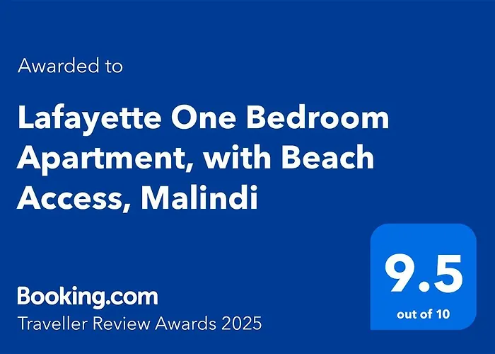 Lafayette One Bedroom Apartment, With Beach Access, Malindi